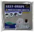 Product Image for blue series Easy Drape Protection Sheet Twin Pack