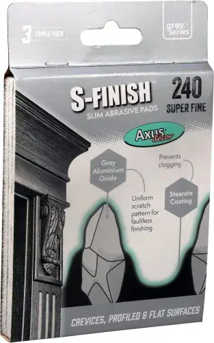 S-Finish Slim Abrasive Pads, Super-Fine by Axus