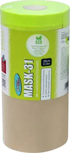 Mask-31 Pre-Taped Protective Paper by Axus
