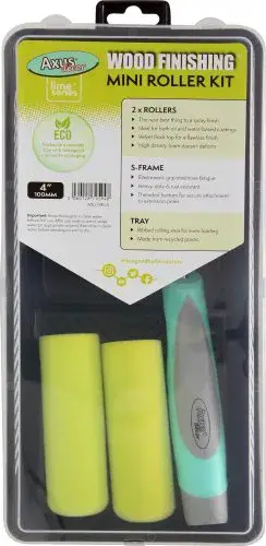 Wood Sublime Mini Roller Kit (2 X Rollers, Tray & Frame) by Axus