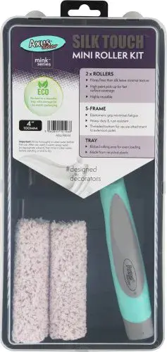 Silk Touch Mini Roller Kit (2 X Rollers, Tray & Frame) by Axus
