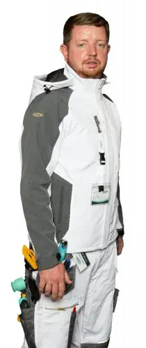 S-Tex Jacket, Bright White & Grey by Axus